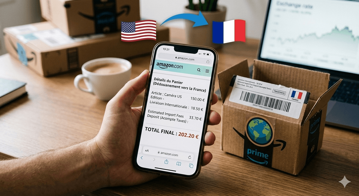 Amazon USA vers la France : quels frais de douane attendre en 2026 ?