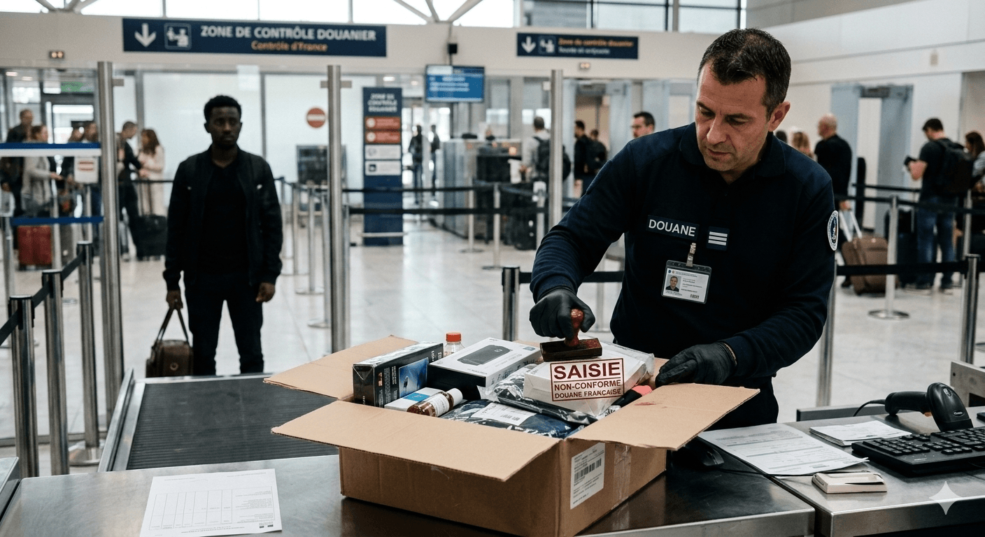 Que se passe-t-il si vous ne déclarez pas vos achats à la douane ?